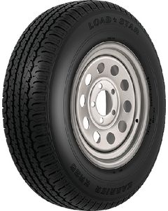 Loadstar 16" Radial Tire and Wheel ST235/80R16E/8H Silver Mod TIR 34947