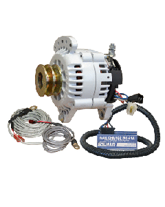 Balmar Alternator 120 AMP Kit 12V 3.15" Dual Foot Saddle Dual Vee Pulley Regulator & Temp Sensor