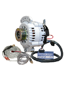Balmar Alternator 100 AMP Kit 12V 1-2" Single Foot Spindle Mount K6 Pulley Regulator & Temp Sensor
