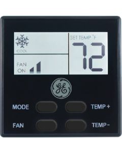 GE APPLIANCES WALL THERMOSTAT SINGLE ZONE BK TRI RARWT2B