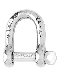 Wichard Self-Locking D Shackle - 12mm Diameter - 15/32"