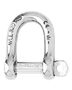Wichard Not Self-Locking D Shackle - 14mm Diameter - 9/16"