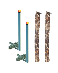 CE SMITH 40" POST BOAT GUIDE W/ LED TOP LIGHT AND GUIDE