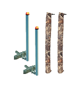 CE SMITH 60" POST BOAT GUIDE ON W/ LED TOP LIGHT AND GUIDE