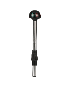 ATTWOOD PULSAR BI-COLOR 2-PIN STOWAWAY LIGHT 10" ANGLED