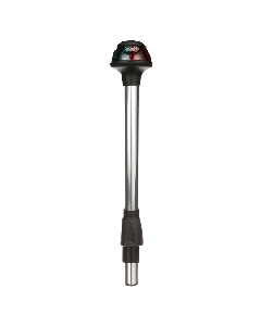ATTWOOD BI-COLOR STOWAWAY LIGHT WITH TASK LIGHT 10"