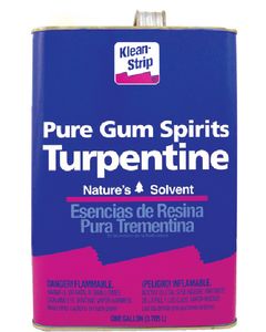 Klean Strip Turpentine(Gum) 1Gl @4 KSP GGT69