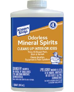 Klean Strip Odorless Mineral Spirit Qt @4 KSP QKSP94205