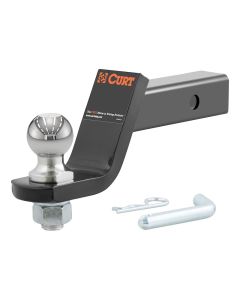 CURT Loaded Ball Mount w/2" Ball - 2" Sh 45056