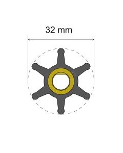 ALBIN PUMP PREMIUM IMPELLER KIT 06-01-00