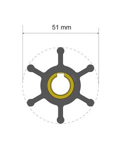 ALBIN PUMP PREMIUM IMPELLER  KIT 06-01-0