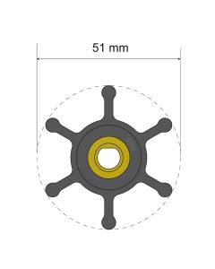 ALBIN PUMP PREMIUM IMPELLLER KIT 06-01-0