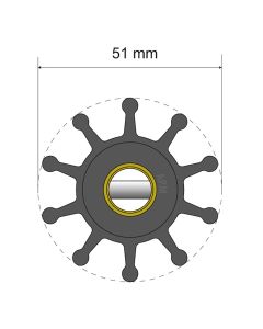 ALBIN PUMP PREMIUM IMPELLER KIT 06-01-01