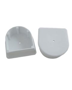 DOCKEDGE LARGE END PLUG WHITE  2 PACK