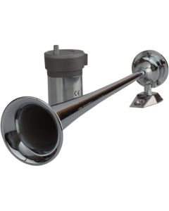 SEA DOG CHROME PLATED TRUMPET AIRHORN LONG SINGLE W/