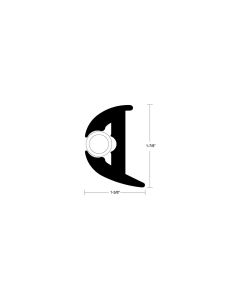 Taco Metals Flex Vinyl Rubrail Kit 70'Bl TAC V113426BBK702