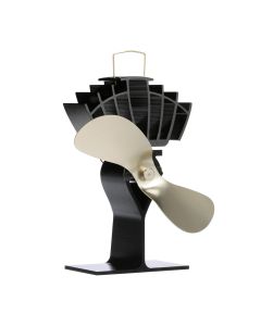 Caframo Ecofan UltrAir 810CA Heat Powered Stove Fan - Gold Blade 810CABBX