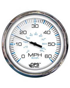 FARIA CHESAPEAKE WHITE SS 5" SPEEDOMETER
