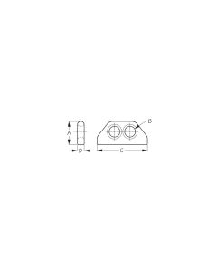 SEA-DOG LINE WELD ON BOW EYE 79720