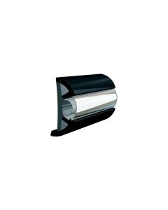 TACO METALS RUBRAIL FLX BLK W/CHR 60' V1