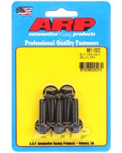 ARP M8 X 1.25 X 25 HEX BLK 6611002