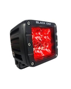 BLACK OAK 2" PREDATOR RED LED POD LIGHT