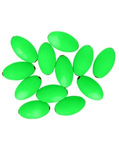 TIGRESS OVAL KITE FLOATS 12 PACK - GREEN