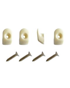 BLUE PERFORMANCE WHITE HOOKS AND SCREWS