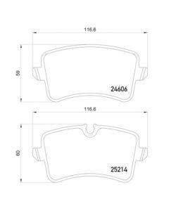 HELLA DISC BRAKE PAD 355016061