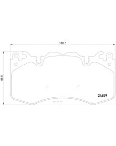 HELLA DISC BRAKE PAD 355016151