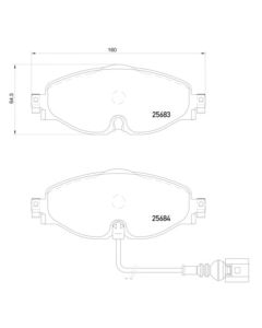 HELLA DISC BRAKE PAD 355020191