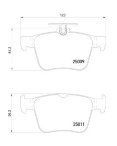 HELLA DISC BRAKE PAD 355020261