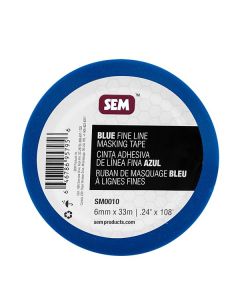 SEM PRODUCTS BLUE FINE LINE MASKING TAPE
