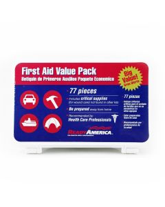 READY AMER VALUE FIRST AID KIT 77PC 7401