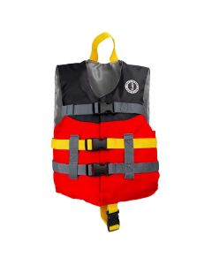 MUSTANG CHILD LIVERY FOAM VEST RED-BLACK