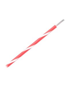 PACER RED W/ WHITE STRIPE  500' 16AWG WI