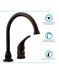 DURA FAUCET GOOSE NECK RV KITCHEN FAU MK