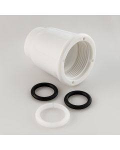 EMPIRE FAUCE SPOUT NUT KIT W/O'RING-WH C