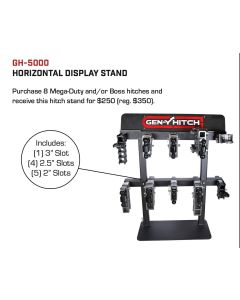 GEN-Y HITCH HORIZONTAL DISPLAY STAND W/