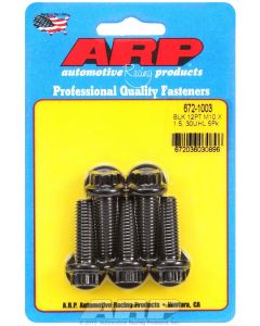 ARP M10 X 1.50 X 30 12PT BLK 6721003