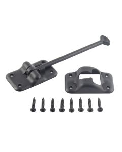 AP PRODUCTS PLASTIC DOOR HOLDBACK 6' BLA