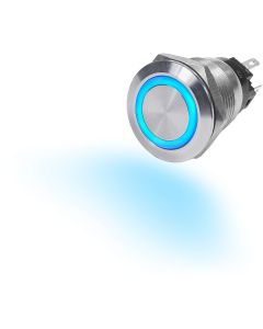 BLUE SEA SWITCH BUTTON SS 10A OFF-ON BLU