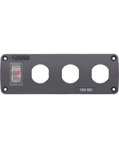 BLUE SEA PANEL ACC H2O 3 SOCKET BLANK 43