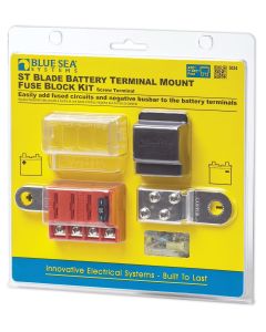 BLUE SEA FUSE BLOCK STBLADE BTM 4C 5024B