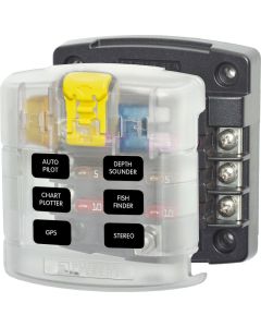 BLUE SEA FUSE BLOCK STBLADE 6CIRC 5028BS