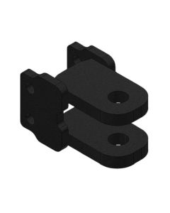 B&W HITCHES TWO-TANG CLEVIS FOR 2' SHANK