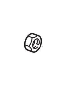 DEXTER AXLE NUT HEX LOCK 5/8-11 GR B ZIN