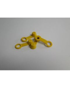 HELIX RACING BRAKE BLEEDER CAP  YELLOW