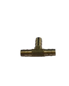 HELIX RACING BRASS BARB/BARB/BARB 'T' 3/
