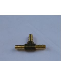 HELIX RACING BRASS BARB/BARB/BARB 'T' 1/